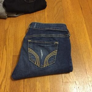 Hollister Dark Blue Women Jeans